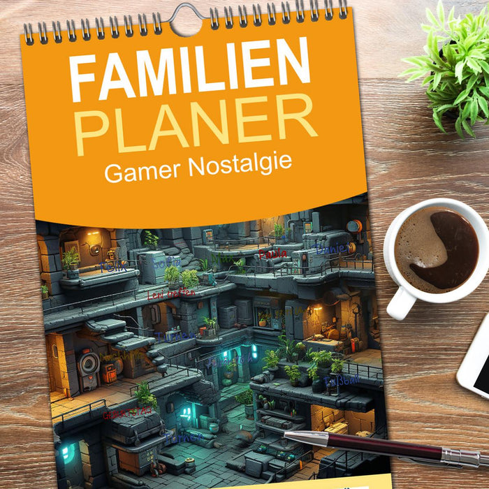 Gamer Nostalgie (CALVENDO Familienplaner 2026)