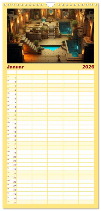 Gamer Nostalgie (CALVENDO Familienplaner 2026)