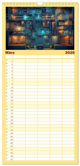 Gamer Nostalgie (CALVENDO Familienplaner 2026)