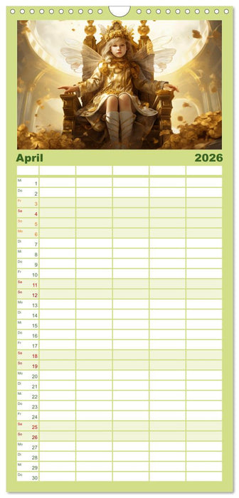 Hallo! Ich bin die Honigbiene (CALVENDO Familienplaner 2026)