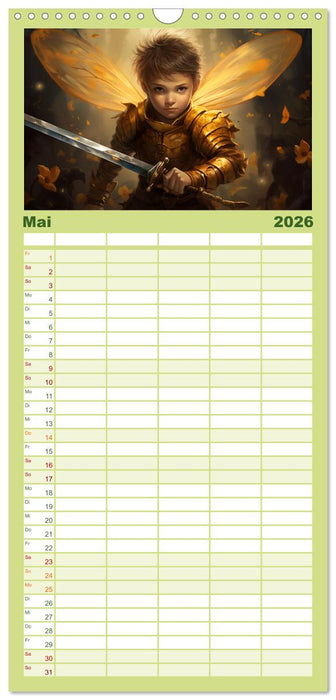 Hallo! Ich bin die Honigbiene (CALVENDO Familienplaner 2026)