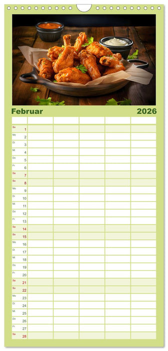 Mampf mit Kult! - Für Liebhaber von Fastfood-Klassikern (CALVENDO Familienplaner 2026)