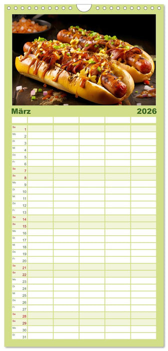 Mampf mit Kult! - Für Liebhaber von Fastfood-Klassikern (CALVENDO Familienplaner 2026)
