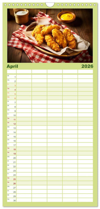 Mampf mit Kult! - Für Liebhaber von Fastfood-Klassikern (CALVENDO Familienplaner 2026)