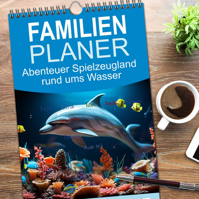 Abenteuer Spielzeugland rund ums Wasser (CALVENDO Familienplaner 2026)