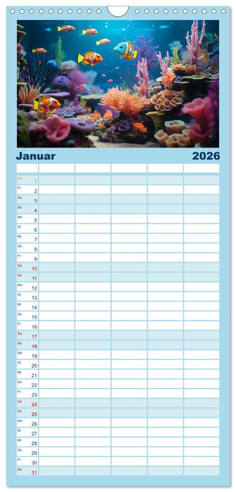 Abenteuer Spielzeugland rund ums Wasser (CALVENDO Familienplaner 2026)