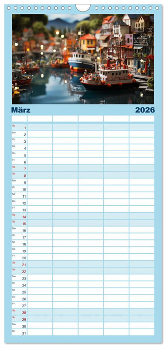 Abenteuer Spielzeugland rund ums Wasser (CALVENDO Familienplaner 2026)