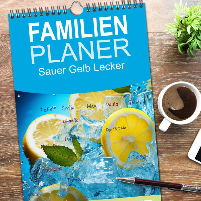 Sauer Gelb Lecker (CALVENDO Familienplaner 2026)