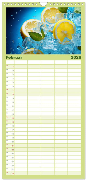Sauer Gelb Lecker (CALVENDO Familienplaner 2026)