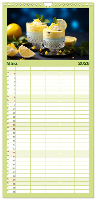 Sauer Gelb Lecker (CALVENDO Familienplaner 2026)