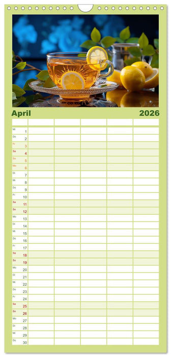 Sauer Gelb Lecker (CALVENDO Familienplaner 2026)