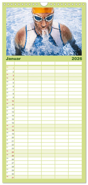 Triathlon: Mit Leidenschaft zur persönlichen Bestzeit (CALVENDO Familienplaner 2026)