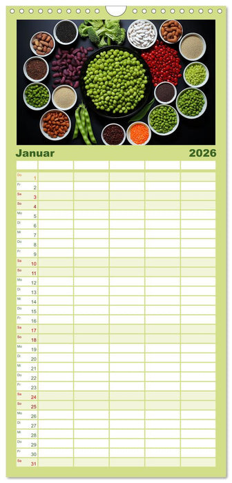 Ordentlich Frutarisch (CALVENDO Familienplaner 2026)