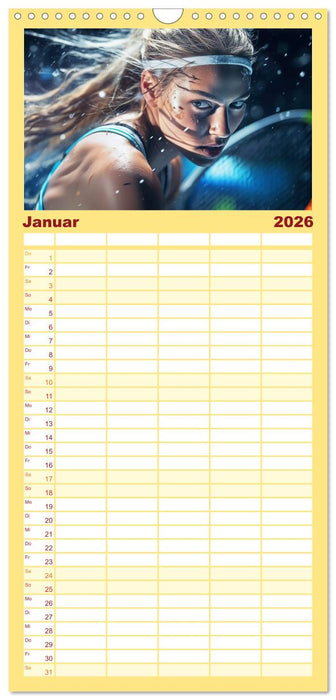 Sportarten (CALVENDO Familienplaner 2026)