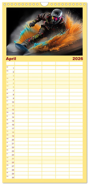 Sportarten (CALVENDO Familienplaner 2026)