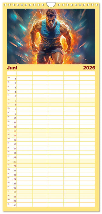 Sportarten (CALVENDO Familienplaner 2026)