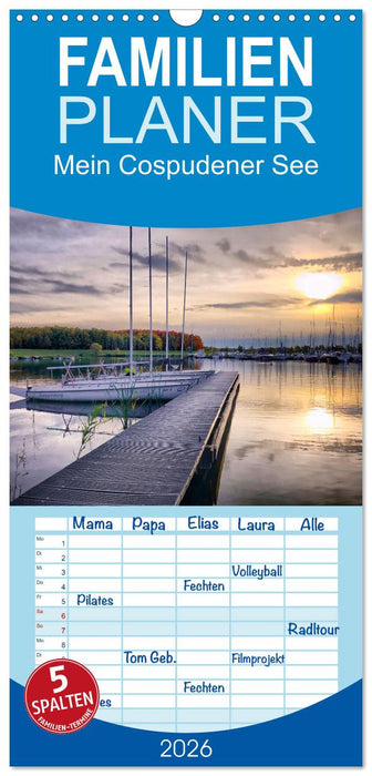 Mein Cospudener See (CALVENDO Familienplaner 2026)