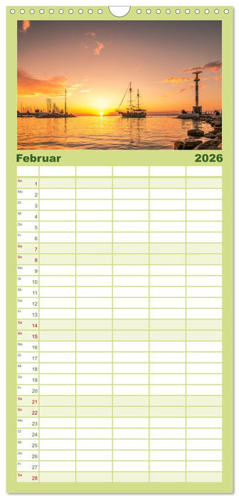 So schön ist Ungarn. Sehenswertes am Balaton und in Budapest (CALVENDO Familienplaner 2026)