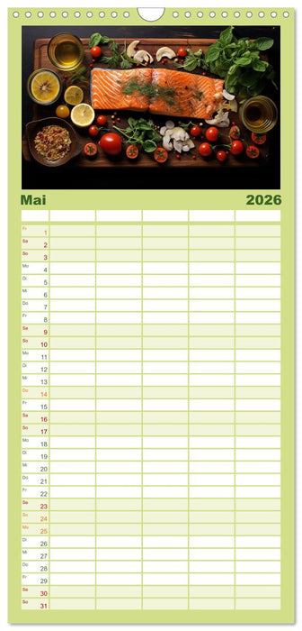 Ordentlich Low Carb (CALVENDO Familienplaner 2026)