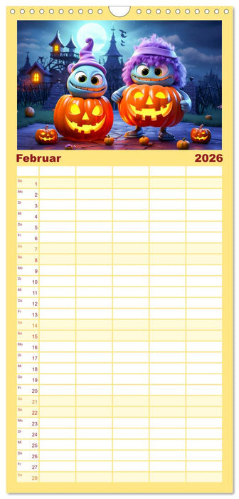 Die Welt der kleinen Monster (CALVENDO Familienplaner 2026)