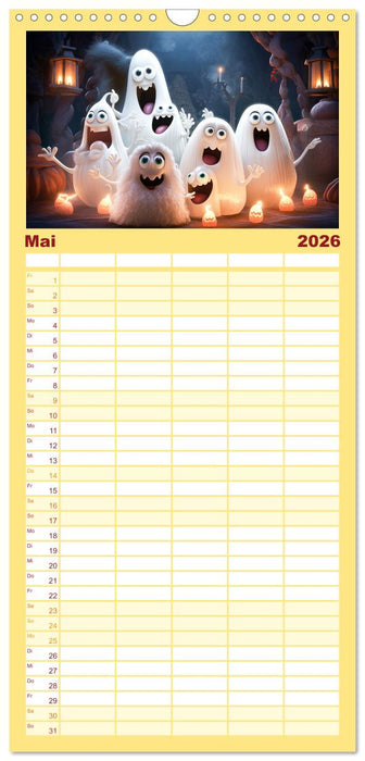 Die Welt der kleinen Monster (CALVENDO Familienplaner 2026)