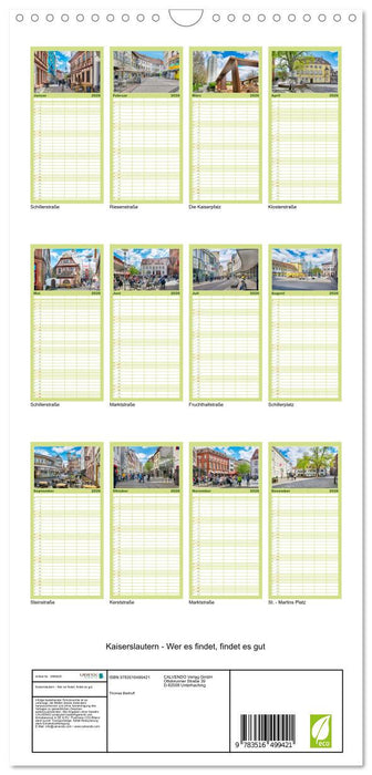 Kaiserslautern - Wer es findet, findet es gut (CALVENDO Familienplaner 2026)