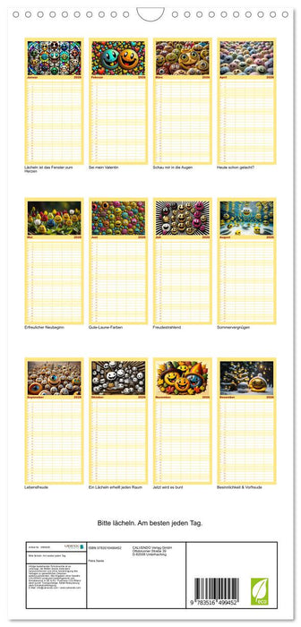 Bitte lächeln. Am besten jeden Tag. (CALVENDO Familienplaner 2026)