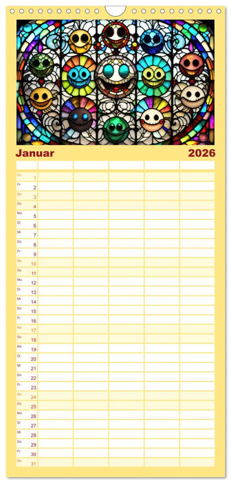 Bitte lächeln. Am besten jeden Tag. (CALVENDO Familienplaner 2026)