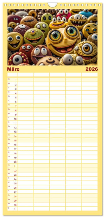 Bitte lächeln. Am besten jeden Tag. (CALVENDO Familienplaner 2026)