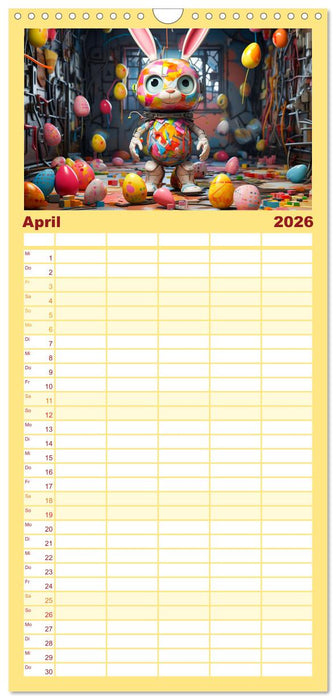 Die Welt der kleinen Robots (CALVENDO Familienplaner 2026)