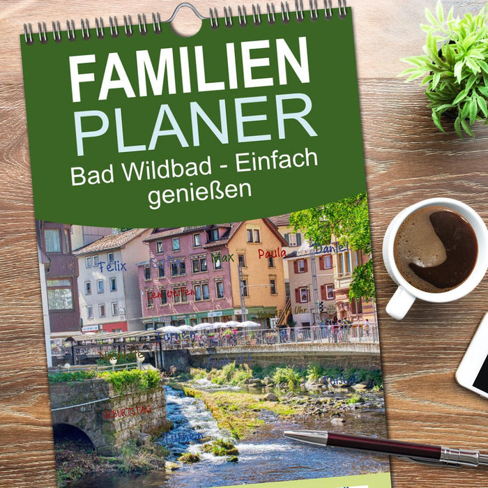 Bad Wildbad - Einfach genießen (CALVENDO Familienplaner 2026)