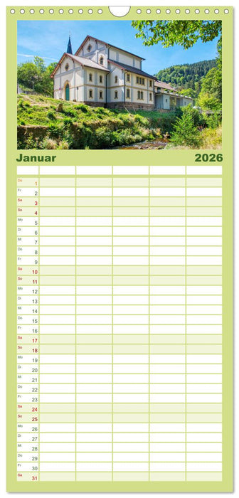 Bad Wildbad - Einfach genießen (CALVENDO Familienplaner 2026)