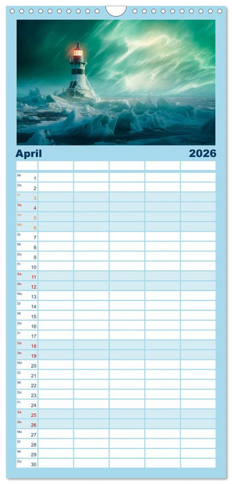 KI-Leuchttürme (CALVENDO Familienplaner 2026)