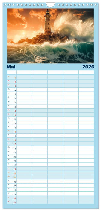 KI-Leuchttürme (CALVENDO Familienplaner 2026)