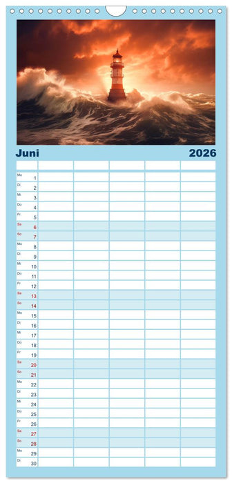 KI-Leuchttürme (CALVENDO Familienplaner 2026)