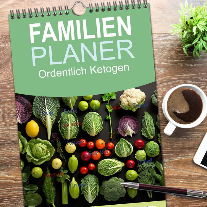 Ordentlich Ketogen (CALVENDO Familienplaner 2026)
