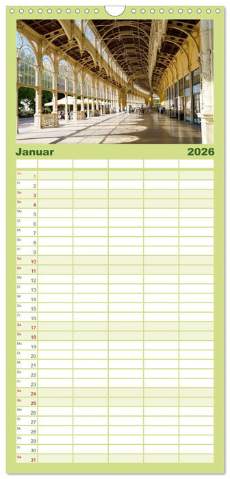 Kurort Marienbad (CALVENDO Familienplaner 2026)