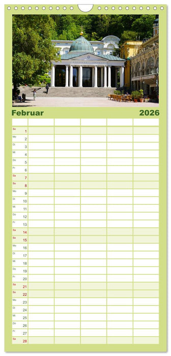 Kurort Marienbad (CALVENDO Familienplaner 2026)