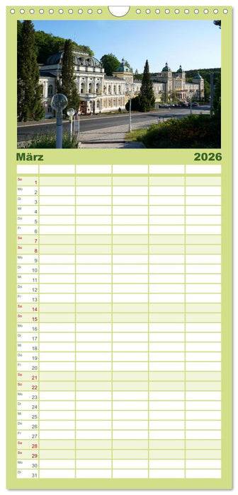 Kurort Marienbad (CALVENDO Familienplaner 2026)