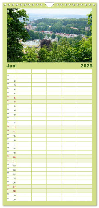 Kurort Marienbad (CALVENDO Familienplaner 2026)