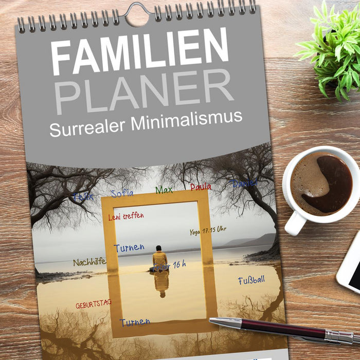 Surrealer Minimalismus (CALVENDO Familienplaner 2026)