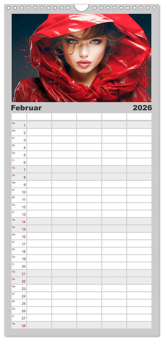 Femme Fatale. Portraits. Starke und schöne Frauen (CALVENDO Familienplaner 2026)