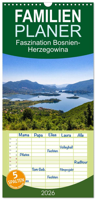 Faszination Bosnien-Herzegowina (CALVENDO Familienplaner 2026)