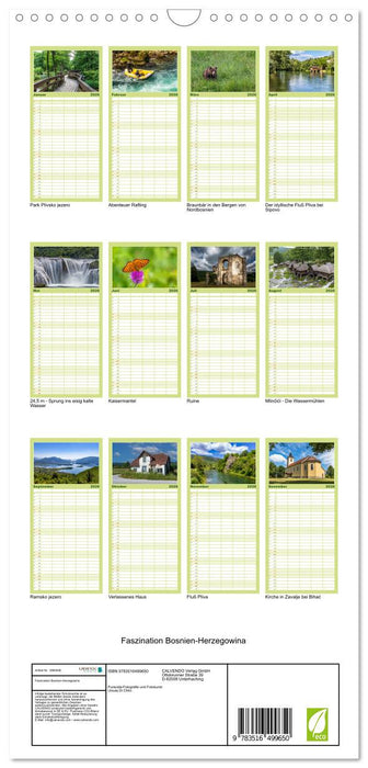 Faszination Bosnien-Herzegowina (CALVENDO Familienplaner 2026)
