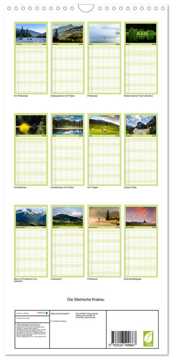 Die Steirische Krakau (CALVENDO Familienplaner 2026)