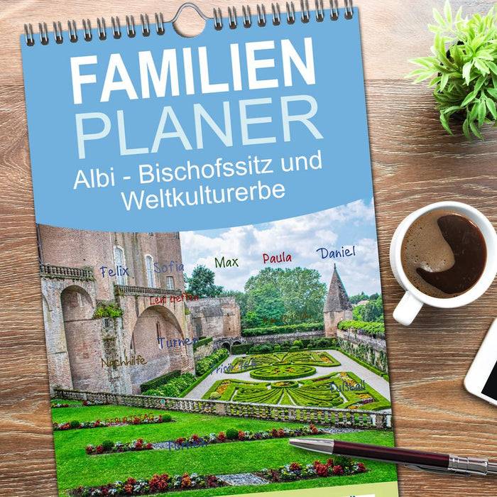 Albi - Bischofssitz und Weltkulturerbe (CALVENDO Familienplaner 2026)