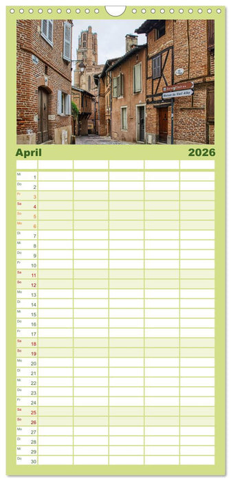Albi - Bischofssitz und Weltkulturerbe (CALVENDO Familienplaner 2026)