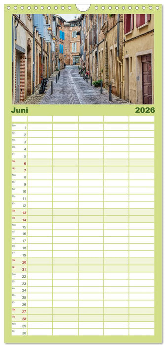 Albi - Bischofssitz und Weltkulturerbe (CALVENDO Familienplaner 2026)