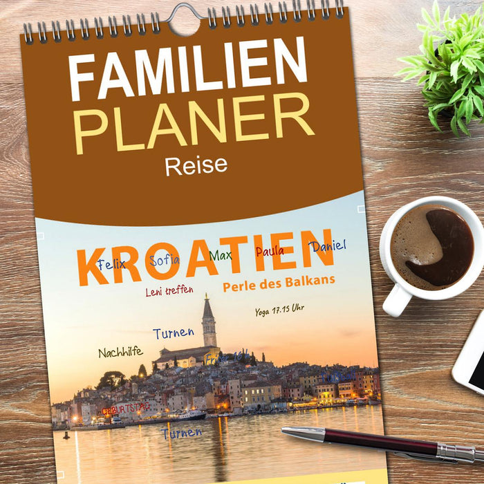 Kroatien Perle des Balkans (CALVENDO Familienplaner 2026)