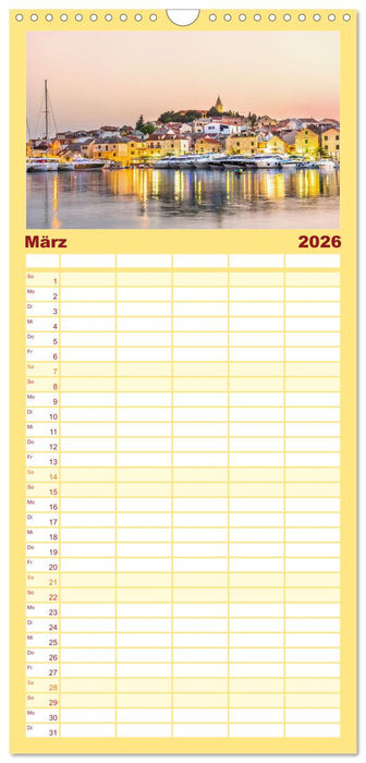 Kroatien Perle des Balkans (CALVENDO Familienplaner 2026)